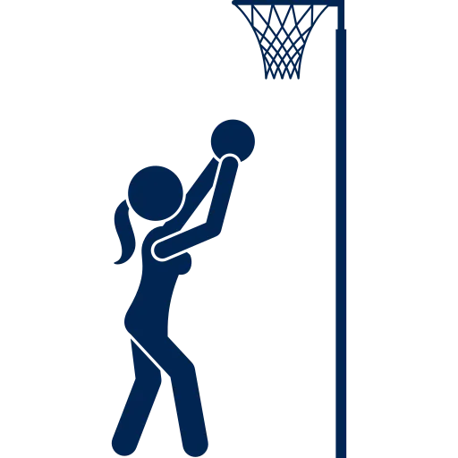 Netbal-ikoon vir Keetmanshoop Privaatskool se sportaktiwiteite