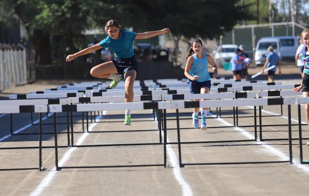 Atletiek agterkant beeld